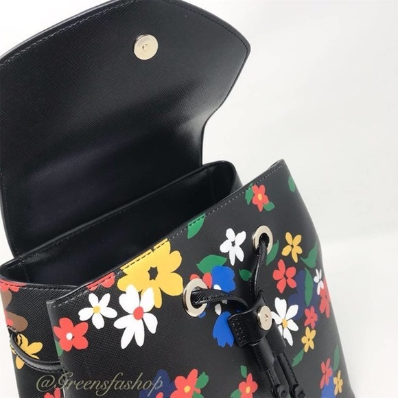 New Kate Spade Lizzie Floral backpack & wallet - Picture 9 of 12